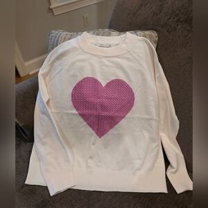 Heart Detail Sweater-NWT